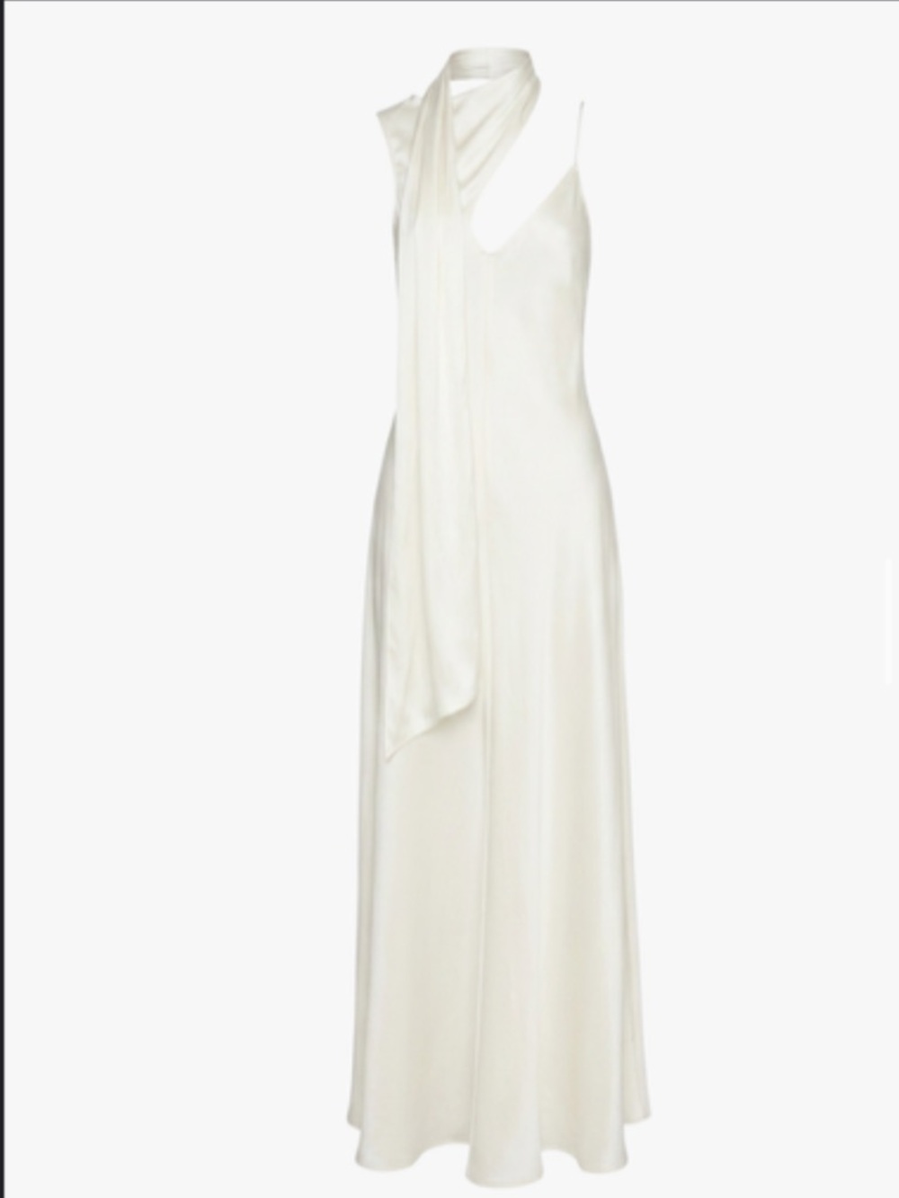 WeWoreWhat Black Draped Asymmetric Maxi Dress
